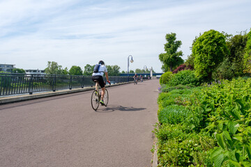 Radfahrer Park