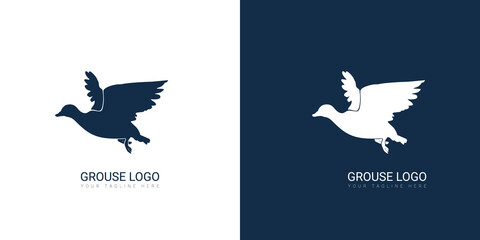 Duck logo vector