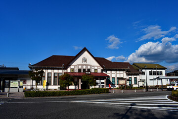 Fototapeta na wymiar 白河駅(福島県白河市)