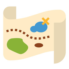 map flat icon