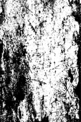 Grunge black and white texture in scratches. Monochrome abstract background