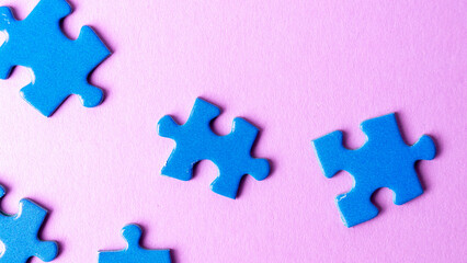blue puzzles, textures and background