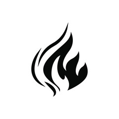 Fire icon vector set. flames illustration sign collection. light sign or symbol.