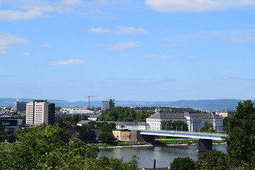 Blick über Koblenz