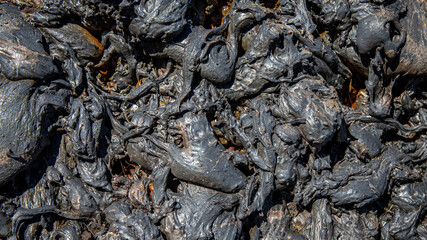 texture roche volcanique noire