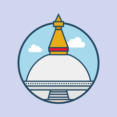 World famous building - Boudhanath Nepal