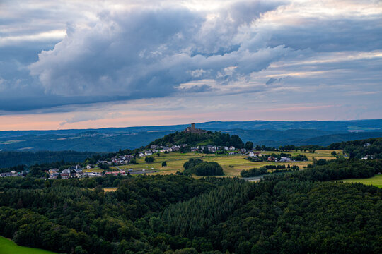 N&uuml;rburg Luftbild Panorama Luftaufnahme
