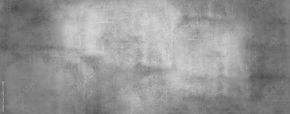 Wall mural light grey wall grunge background texture in abstract old distressed concrete or vintage design, tex