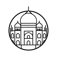 World famous building - Taj Mahal India