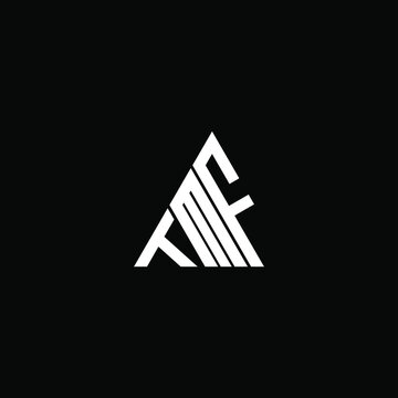 TMF letter logo creative design. TMF unique design
