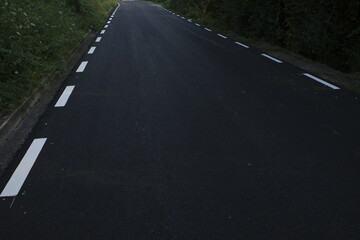 Empty road in the countryside