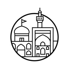 World famous building - Iran Imam Reza Shrine
