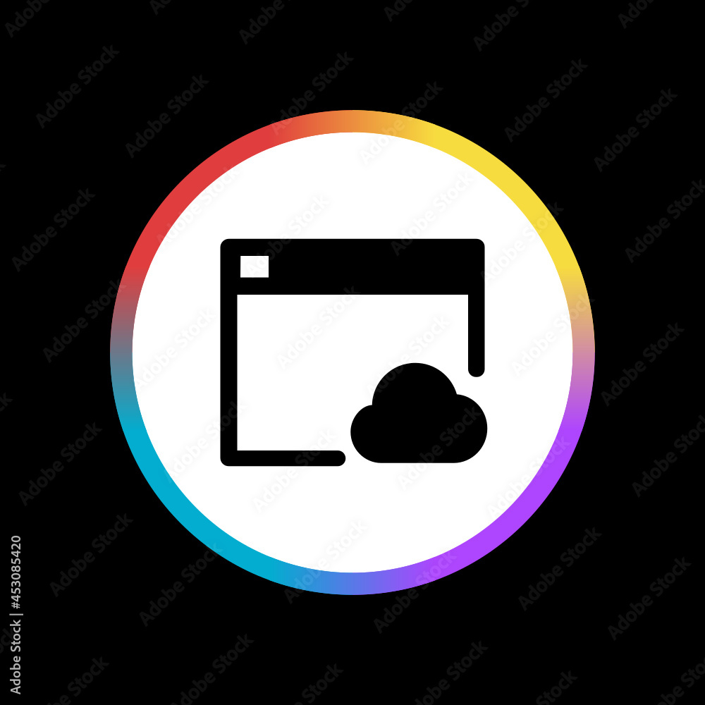 Poster Cloud Browsing - Sticker