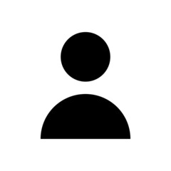 Account vector icon. user illustration sign. man symbol or logo.
