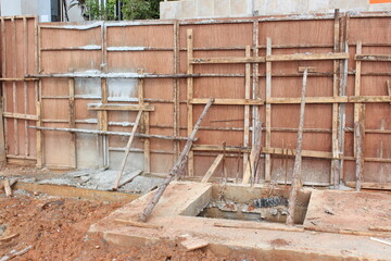 Construction of barriers between roads and pedestrian walkways