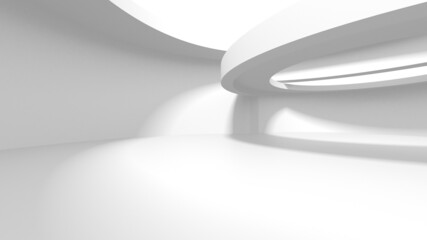 White Modern Background. Abstract Building Concept