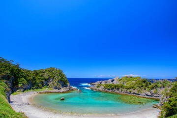 view of the sea from the beach