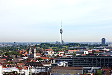 München Skyline mit Fernsehturm