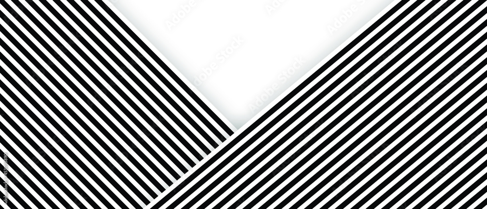 Poster abstract white background with diagonal overlap lines. modern abstract vector texture.