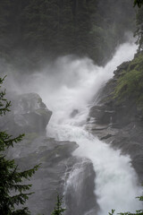 Krimmler Wasserfälle, Österreich, Tobender Wasserfall