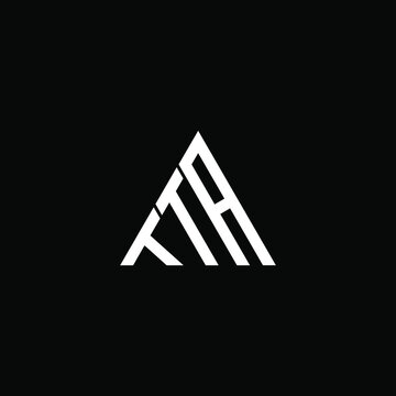 TTA letter logo creative design. TTA unique design