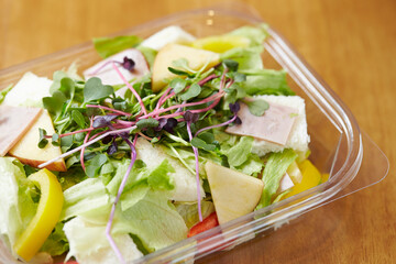 salad with cheese and olives