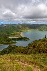 View over the Landscape of the Lagoa do Fogo - 