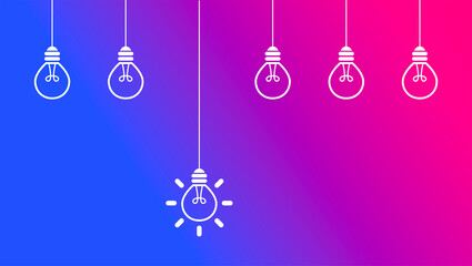 lampadina, idea, colori, creatività, idee  © xyz+