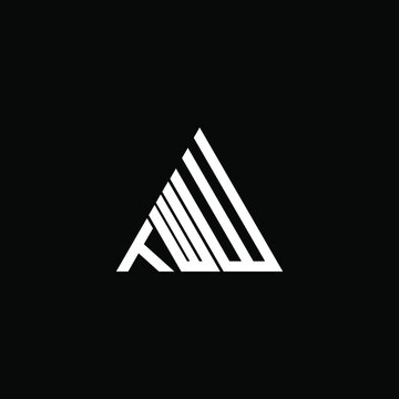 TWW letter logo creative design. TWW unique design