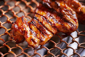 Spicy Chicken Ribs on the Grill