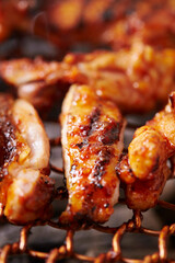 Spicy Chicken Ribs on the Grill