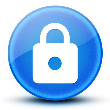 https eyeball glossy blue round button abstract