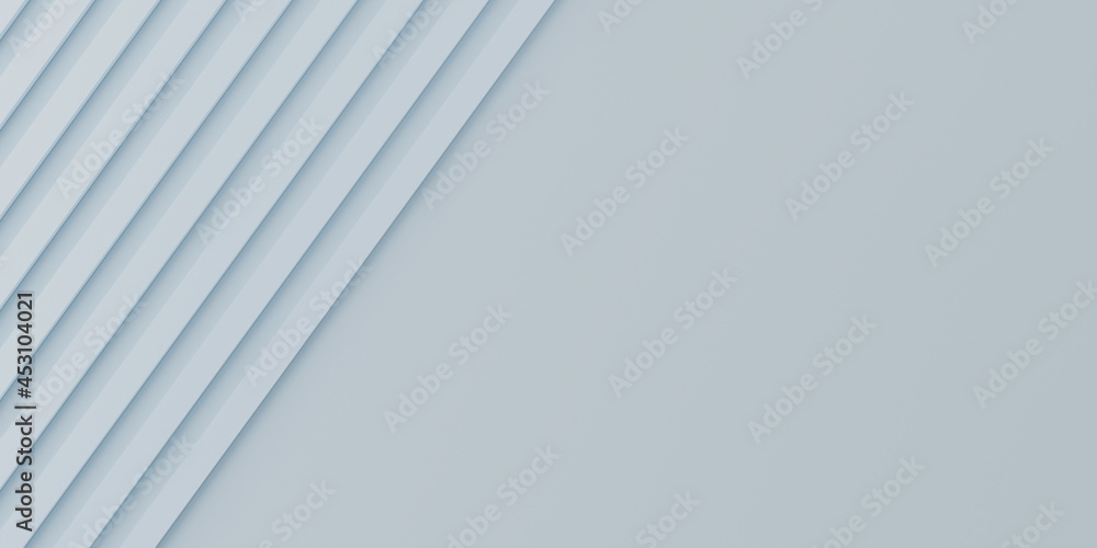 Poster 3d rendering abstract light blue background with copy space.