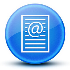 Email address page eyeball glossy elegant blue round button abstract
