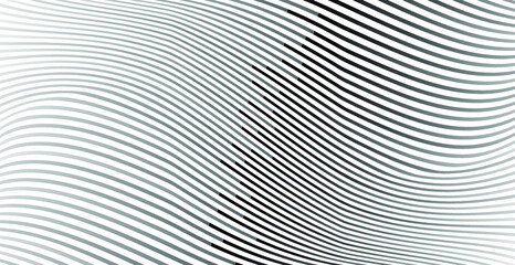 Abstract stripe background, vector template for your ideas, monochromatic lines texture, waved lines texture