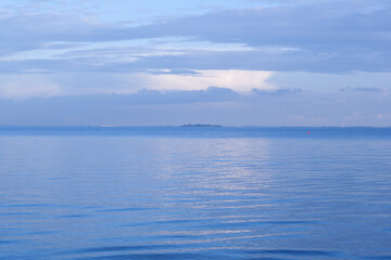 Blue sky and sea