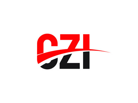 CZI Letter Initial Logo Design Vector Illustration