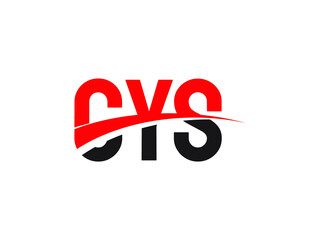 CYS Letter Initial Logo Design Vector Illustration