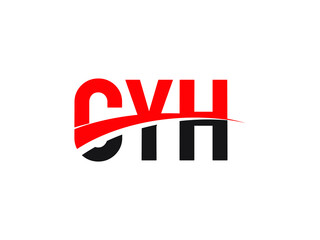 Obraz premium CYH Letter Initial Logo Design Vector Illustration