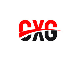 CXG Letter Initial Logo Design Vector Illustration