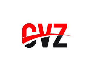 CVZ Letter Initial Logo Design Vector Illustration