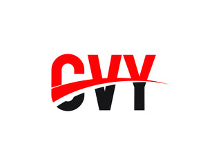 CVY Letter Initial Logo Design Vector Illustration