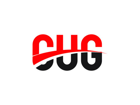 CUG Letter Initial Logo Design Vector Illustration