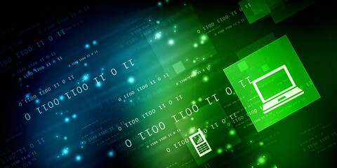 Digital Abstract technology background,2d illustration
