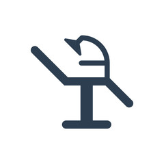 Dental Care Chair Icon - Treatment Chair Icon