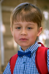 Portrait of a first grader