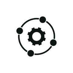 joint idea engine icon. Elements of teamwork icon. Premium quality graphic design icon. Simple icon for websites, web design, mobile app