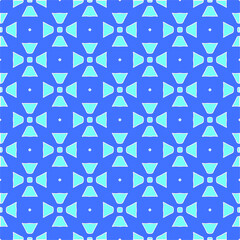 Geometric vector pattern with Aquamarine and blue colors. abstract ornament for wallpapers and backgrounds.