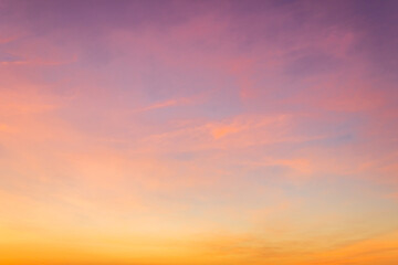 Naklejka na ściany i meble sunset sky clouds background