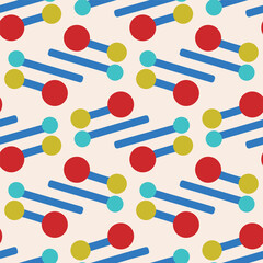 Vector abstract matchsticks seamless repeat pattern background